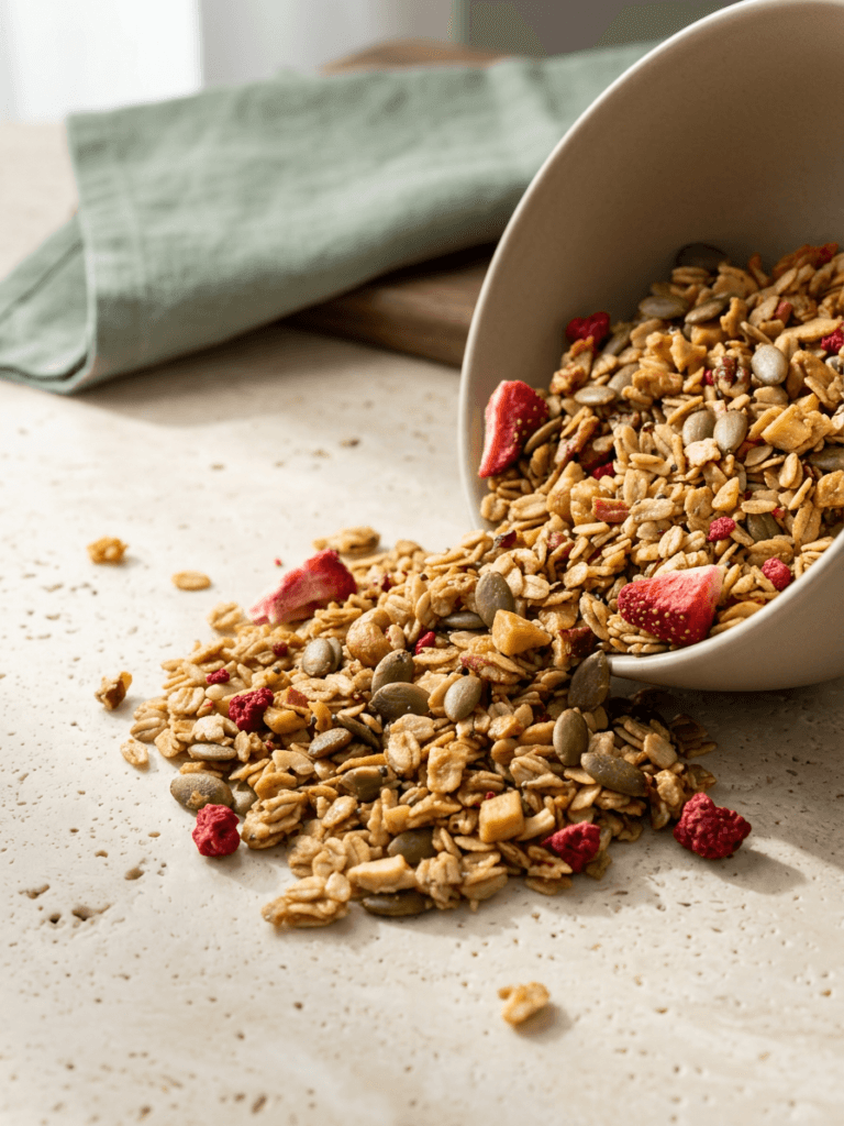Granola With Mix-berries